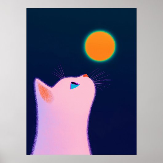 猫ミニマルと太陽 ポスター (正面)