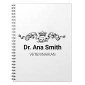 猫ミニマル獣医業 ノートブック (正面)
