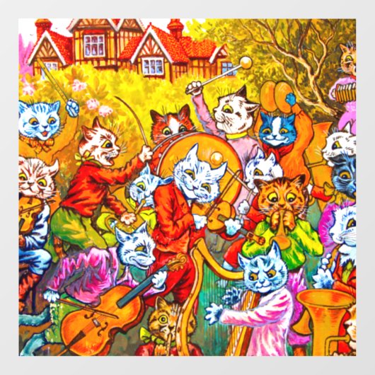 猫ミュージカルバンド ウィンドウサイン (シート)