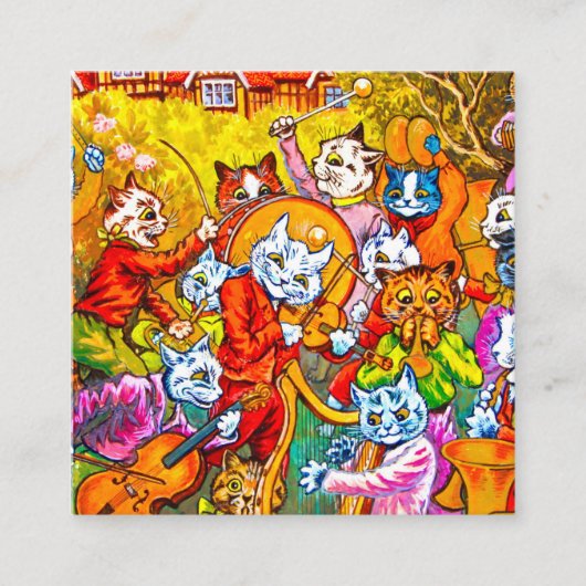 猫ミュージカルバンド エンクロージャーカード (正面)