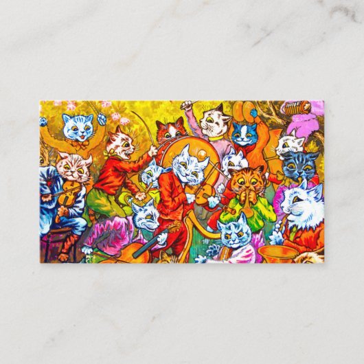 猫ミュージカルバンド エンクロージャーカード (正面)
