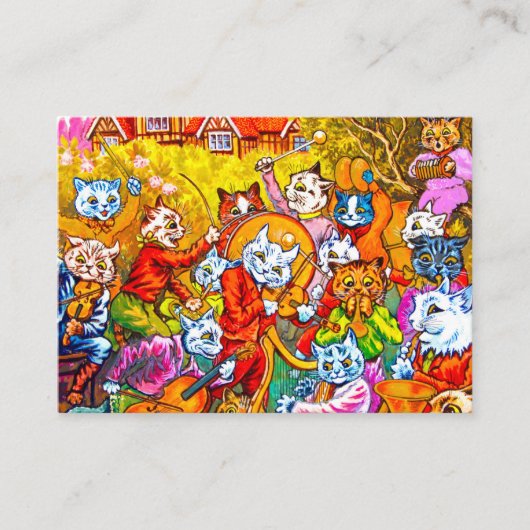 猫ミュージカルバンド エンクロージャーカード (正面)