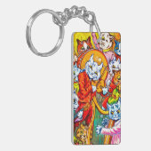 猫ミュージカルバンド キーホルダー (正面左)