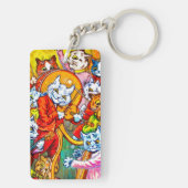 猫ミュージカルバンド キーホルダー (裏面)