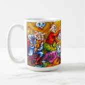 猫ミュージカルバンド コーヒーマグカップ (左)