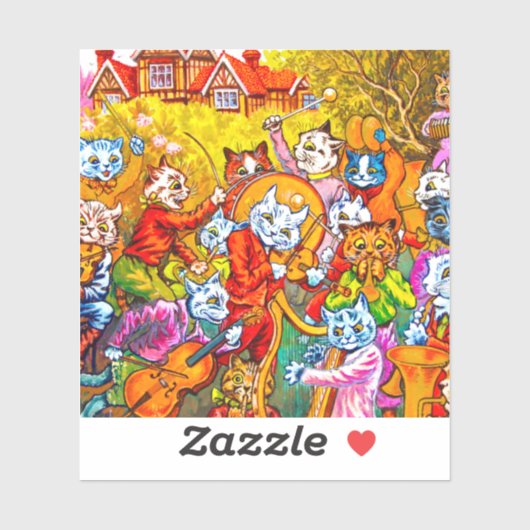 猫ミュージカルバンド シール (シート)