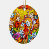 猫ミュージカルバンド セラミックオーナメント (右)