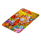 猫ミュージカルバンド マグネット (左側)