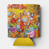 猫ミュージカルバンド 缶クーラー (裏面)