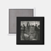 猫ミームおもしろい喫煙タバコの仕事用ユーモア マグネット (正面/裏面)