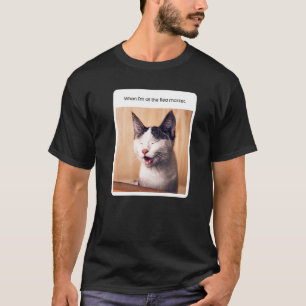 猫ミームフリーマーケット Tシャツ