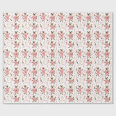 猫メイクアップアーティスト ラッピングペーパー (フラット)