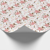 猫メイクアップアーティスト ラッピングペーパー (角)