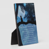 猫メモリアル美しい天国はプラーク フォトプラーク (側面)