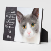 猫メモリアル追悼写真 フォトプラーク (側面)