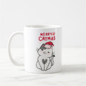 猫メリーのクリスマス コーヒーマグカップ (左)