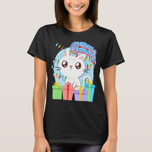 猫メリーの子ども Tシャツ (正面)