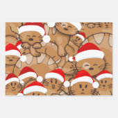 猫メリーの醜いクリスマスセーター ラッピングペーパーシート (正面3)