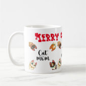 猫メリークリスマス コーヒーマグカップ (左)
