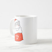 猫メリー。 コーヒーマグカップ (正面左)