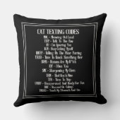 猫メールや文字を打つコードユーモア クッション (裏面)