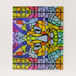 猫モザイクの挑戦 – 明るいタイルカラフルジグ ジグソーパズル