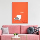 猫モダンたち頼- Just  キャンバスプリント (インサイチュ (リビング))