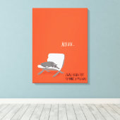 猫モダンたち頼- Just  キャンバスプリント (インサイチュ (ウッドフロア))