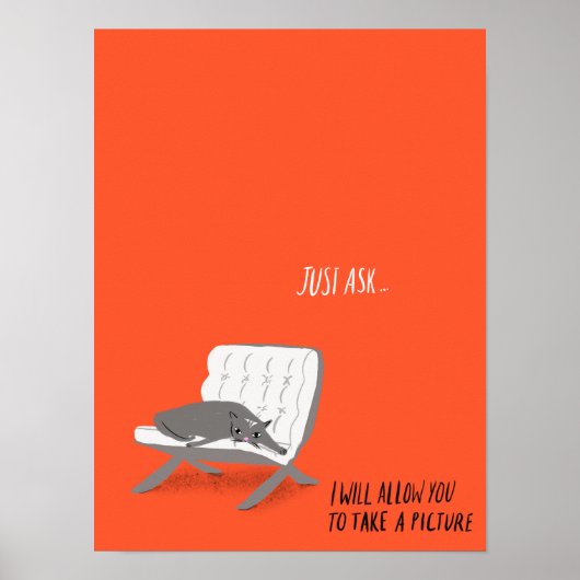 猫モダンたち頼- Just  ポスター (正面)