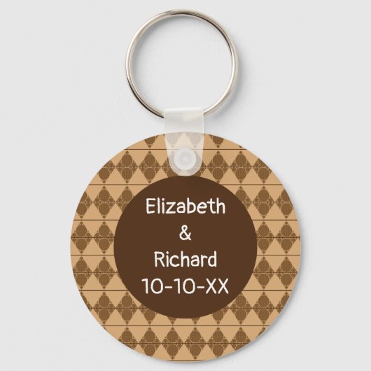 猫モダンのプリントの動物愛護 キーホルダー (正面)