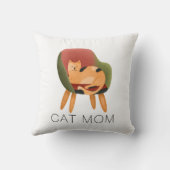 猫モダン母の水彩 クッション (裏面)