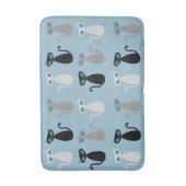 猫モダン製カスタム色浴用マット バスマット (正面縦)