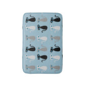 猫モダン風呂マット バスマット (正面縦)