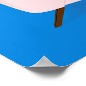 猫モダン – フェッチ ポスター (角)