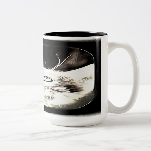 猫モデル:ルナ01-01 ツートーンマグカップ (右)