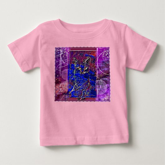 猫モデル： Wanda 01 ベビーTシャツ (正面)