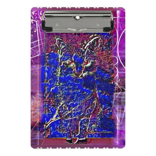 猫モデル： Wanda 01 ミニクリップボード (正面)