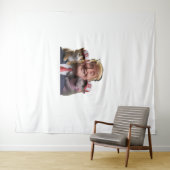 猫モーとヒッポのデング24トランプのワイルドライド！ タペストリー (インサイチュ(横))