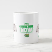 猫モード - 邪魔しないで、コーヒータイムです ジャンボコーヒーマグカップ (正面)