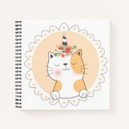 猫ユニコーンSketchbookノートブック ノートブック