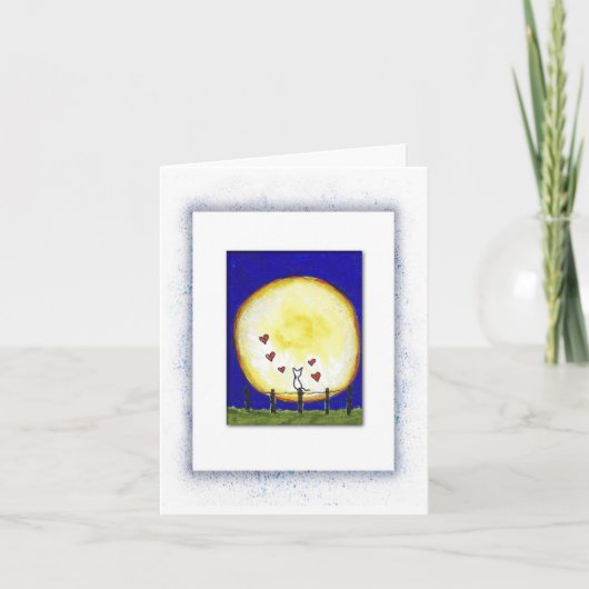 猫ユニーク母さんパパ カード (正面)