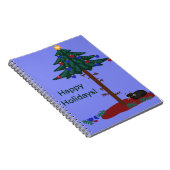 猫ユーモアのある手帳 ノートブック (右側)