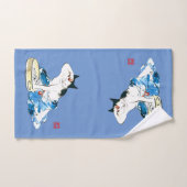 猫ユーモアのある日本の入浴II バスタオルセット (ハンドタオル)