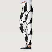 猫ヨガパンツ レギンス (左)