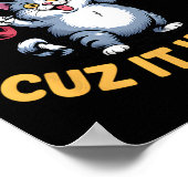 猫ラが痛いカズはおもしろい苦手 ポスター (角)