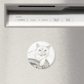 猫ラグドールポートレート磁石 マグネット (インサイチュ (食洗機))
