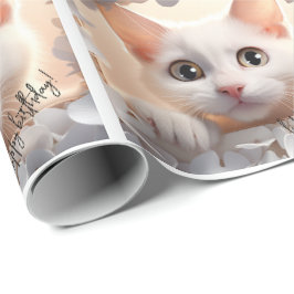猫ラッ高品質ピング紙 ラッピングペーパー