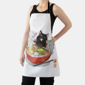 猫ラーメン猫 エプロン (インサイチュ)