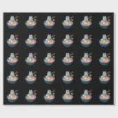 猫ラーメン虹LGBTQゲイレズビアンプライド同盟 ラッピングペーパー (フラット)