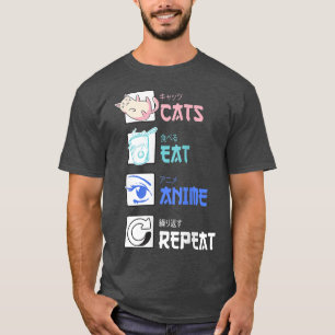 猫ラーメン・アニメ愛猫・アニメ Tシャツ